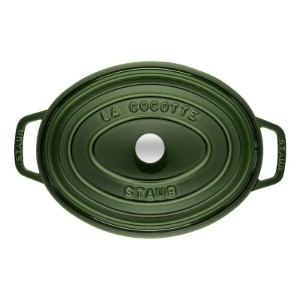 Овална тенджера за готвене Cocotte, изработена от чугун, 29 см/4,2 л, Basil - Staub