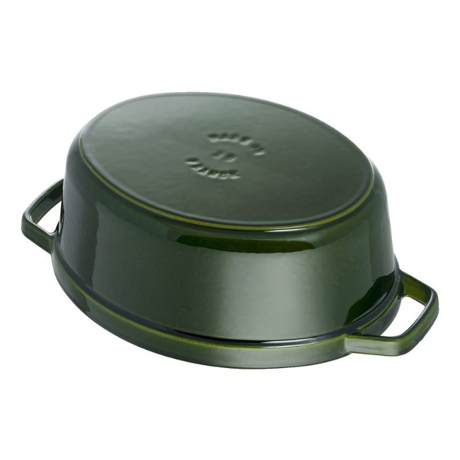 Овална тенджера за готвене Cocotte, изработена от чугун, 29 см/4,2 л, Basil - Staub