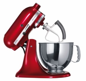 Бъркалка със силиконов ръб, За миксери Artisan - KitchenAid