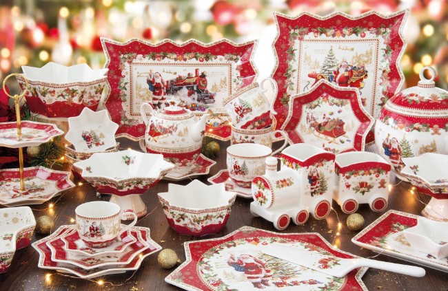 Комплект ръкавица за фурна и 2 поставки за тенджери, "CHRISTMAS MEMORIES" - Easy Life