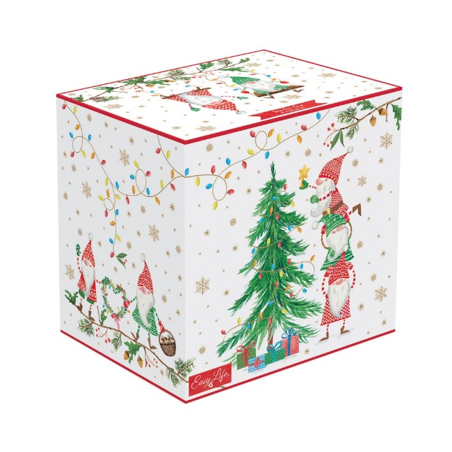 Комплект за сервиране на чай от порцелан, 350 мл, "READY FOR CHRISTMAS" - Easy Life