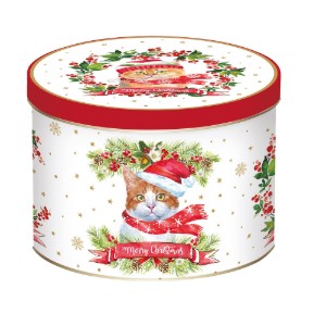Порцеланова чаша, 350 мл, "Christmas Cats" - марка Nuova R2S