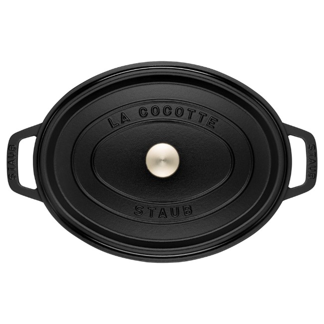 Кокоте овална ястие 31 см / 5.5 л, <<Black>> - Staub