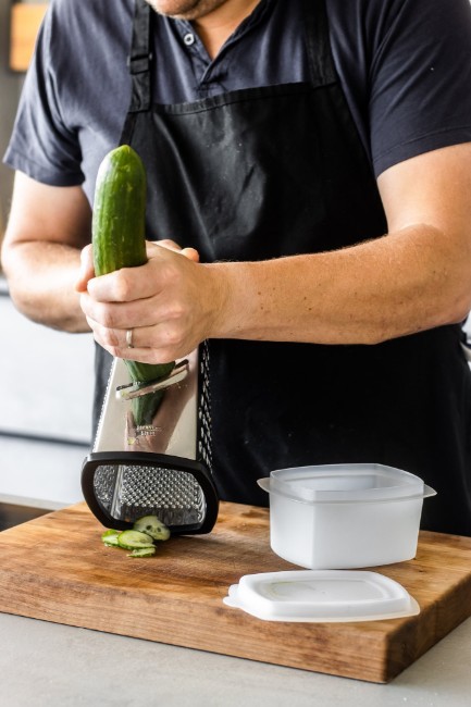 Многофункционално ренде, с контейнер, неръждаема стомана, “MasterClass” - от Kitchen Craft