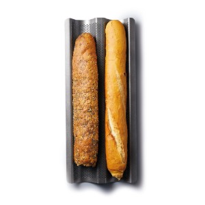 Тава за приготвяне на френски багети, 39 х 16,5 см, стомана - от Kitchen Craft