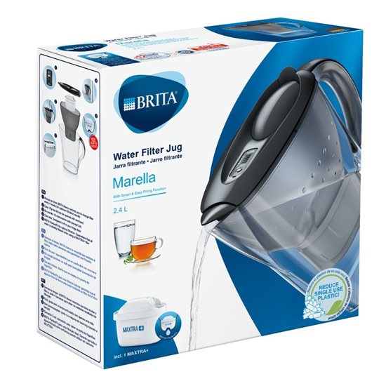 BRITA Marella 2.4 L филтърна чаша Maxtra+
