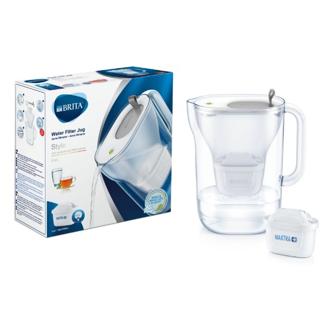 Филтърна кана BRITA "Style" 2.4 L Maxtra+ (grey)