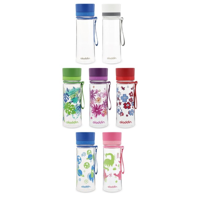 Aveo пластмасова бутилка 350 мл, Синя - Aladdin