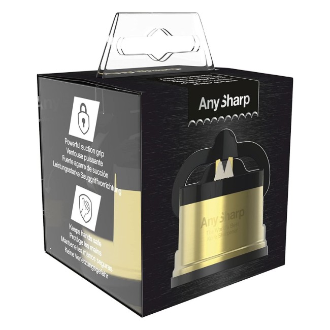 "Excel Pro" нож острилка, Brass – AnySharp