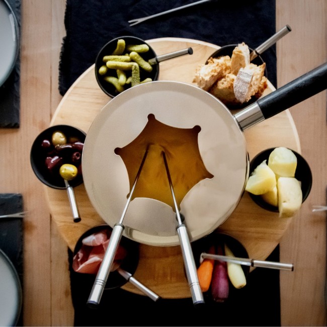 Комплект фондю от 24 части, неръждаема стомана, "Artesa" - от Kitchen Craft