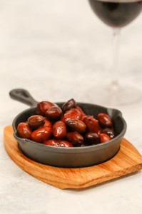 Мини тиган, чугунен, 14,5 см, с дървена поставка - Artesa