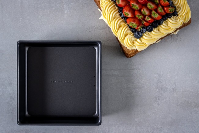 Дълбока, квадратна тава, 23 см, стомана, "MasterClass" - Kitchen Craft