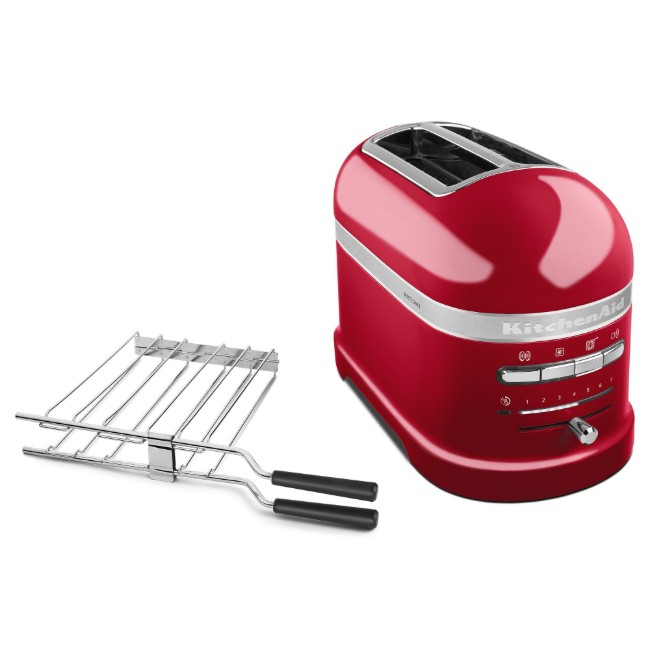 Тостер Artisan, 1250W, 2 отделения, Candy Apple - KitchenAid