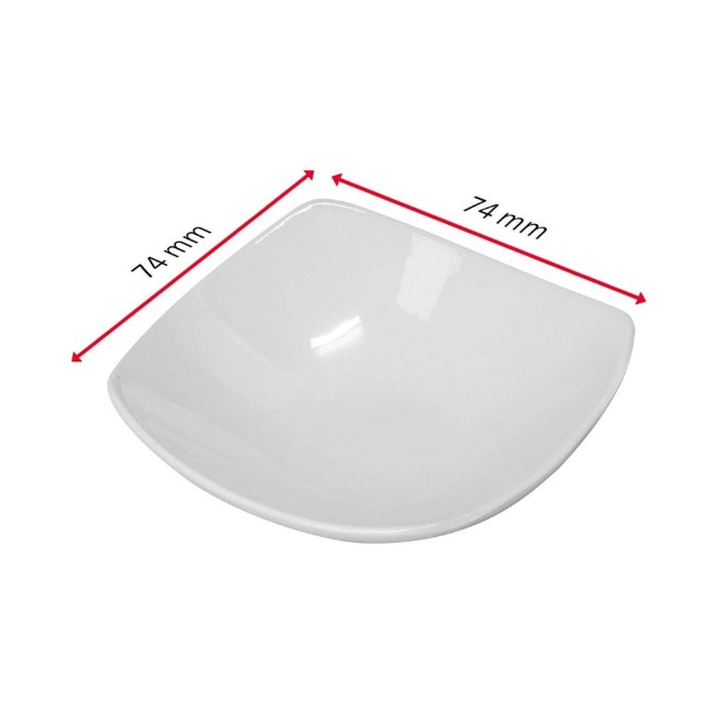 Комплект от 4 квадратни купи, 7,4 см, керамика - Westmark