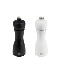 Комплект от 2 броя мелнички за сол и черен пипер "Таити", 15 см, черно и бяло - Peugeot