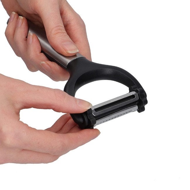 Прибор за белене на плодове и зеленчуци, 3 в 1, гама Master Class, неръждаема стомана - от Kitchen Craft