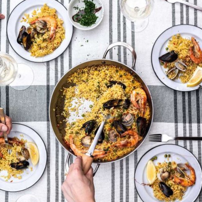 Тиган за паеля "Mineral B", 32 см - марка de Buyer