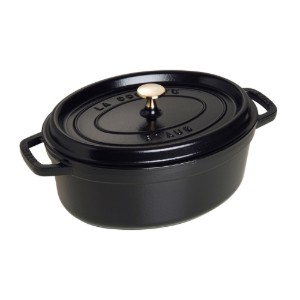 Кокоте овална ястие 31 см / 5.5 л, <<Black>> - Staub