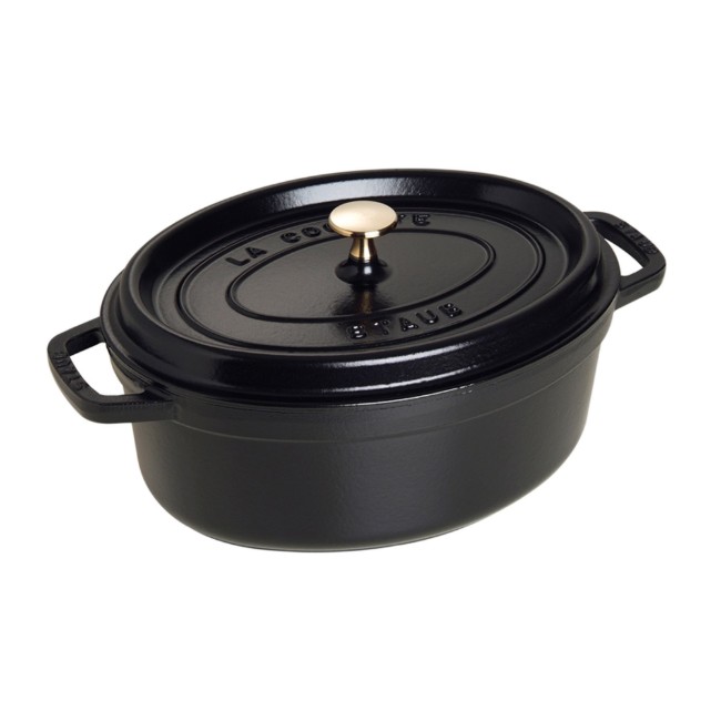 Кокоте овална ястие 31 см / 5.5 л, <<Black>> - Staub