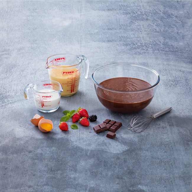 Комплект от 3 купи, изработени от термоустойчиво стъкло, "Classic" - Pyrex
