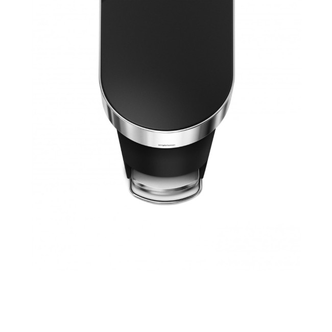 Кофа за боклук "Slim", с педал, 40 L, пластмаса, Черен - simplehuman