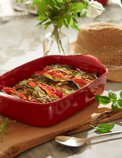 Правоъгълна тава, керамика, 22 x 14,5 см/0,7 л, Burgundy - Еmile Henry