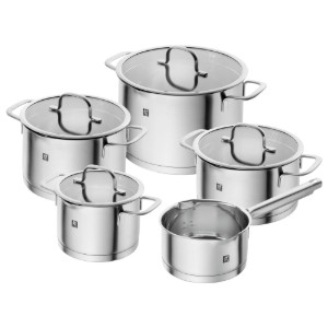 Комплект съдове за готвене, 9 части, <<TrueFlow>> - Zwilling