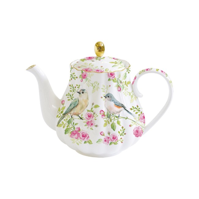 Порцеланов чайник, 800 мл, "Spring Time" - Nuova R2S