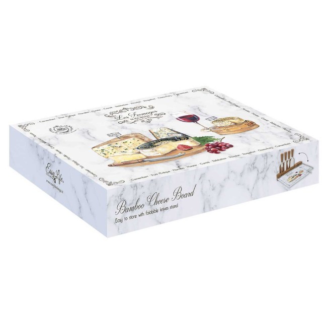 Комплект за сервиране на сирена "Les Fromages" от 6 части, 31,5 x 20 см - Nuova R2S