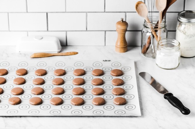 Подложка за печене Macarons, силиконова, 40 x 30 см - de Buyer