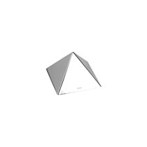 Форма за тесто пирамида, 12 х 8 см, неръждаема стомана - марка ""de Buyer"