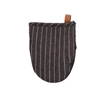Комплект "Шерлок" от 2 броя ръкавици за фурна, 18 х 44 см, черни - Tiseco