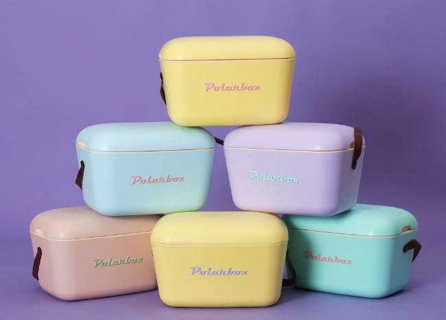 12L охлаждаща кутия, гама "Classic", цвят "Yellow&Cyan" - Polarbox