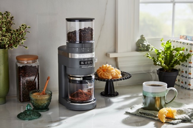 Електрическа кафемелачка "Artisan", цвят "Charcoal Grey" - марка KitchenAid