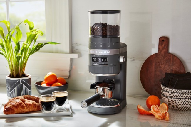 Електрическа кафемелачка "Artisan", цвят "Charcoal Grey" - марка KitchenAid