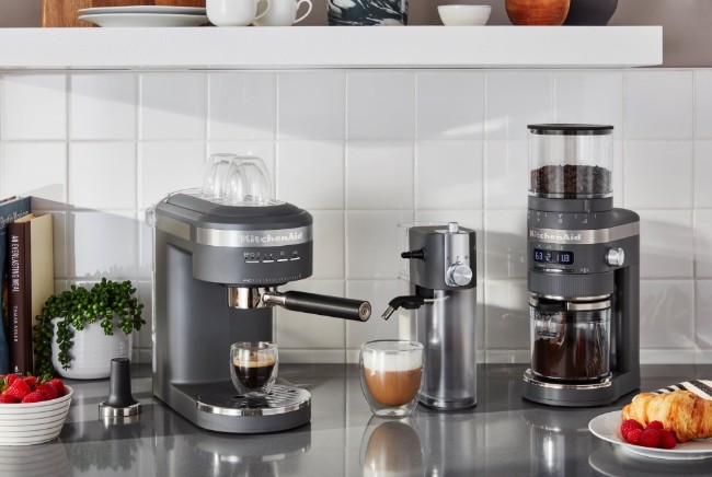 Електрическа кафемелачка "Artisan", цвят "Charcoal Grey" - марка KitchenAid
