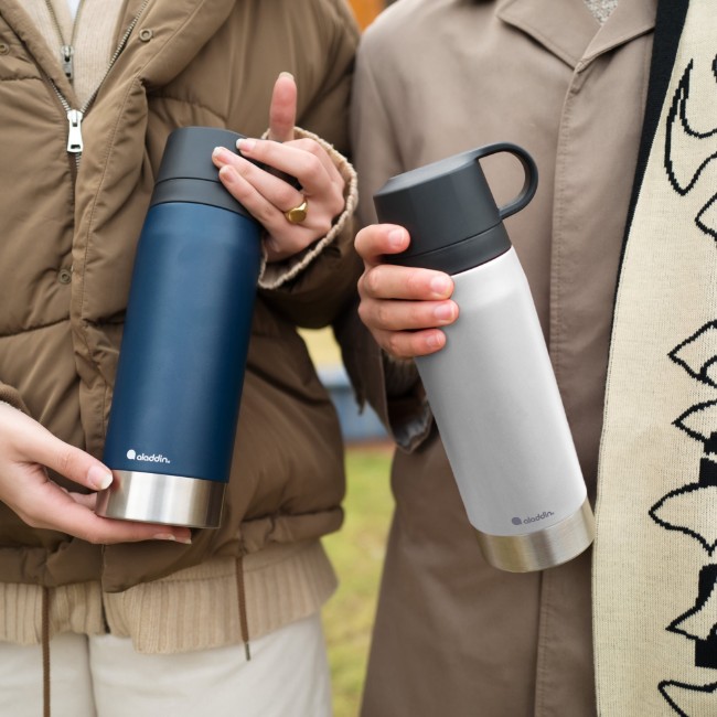 Термоизолационна бутилка CityPark Thermavac, 1.1 L, Deep Navy - Aladdin