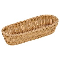 Овална кошница с хляб, 41 х 16 см, пластмаса - Кеспър