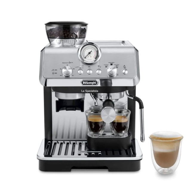 Ръчна еспресо машина, 1400W, "La Specialista Arte", сребриста - DeLonghi