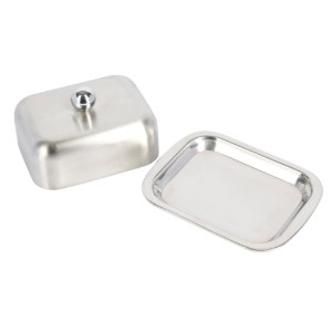 Поставка за масло, неръждаема стомана, 250гр, “MasterClass” - Kitchen Craft