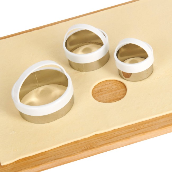 Комплект формички за бисквитки, 3 части, във формата на кръг - Kitchen Craft