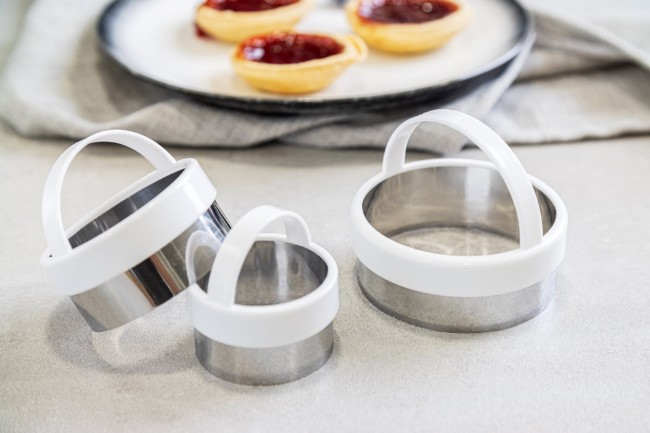 Комплект формички за бисквитки, 3 части, във формата на кръг - Kitchen Craft