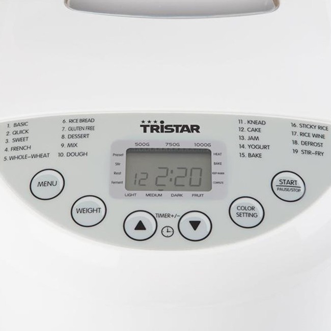 550 W хлебопекарна, Бяла - Tristar