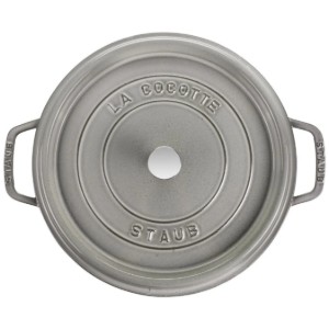 Кокотен съд за готвене 30 см/8,35 л, Graphite Grey - Staub