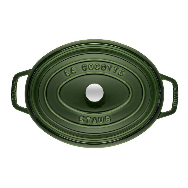 Овален съд за готвене Cocotte, чугун, 31cm/5.5L, Basil - Staub