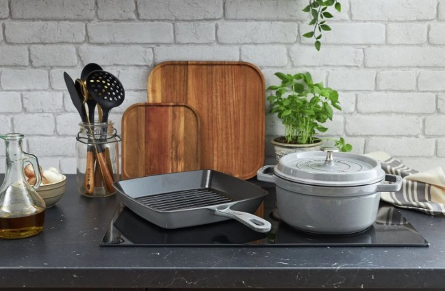 Кокотен съд за готвене от чугун 18 см/1,7 л, Graphite Grey - Staub