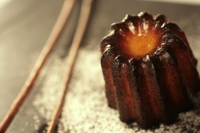 Набраздена форма за печене, мед, 5,3 x 5 см - de Buyer