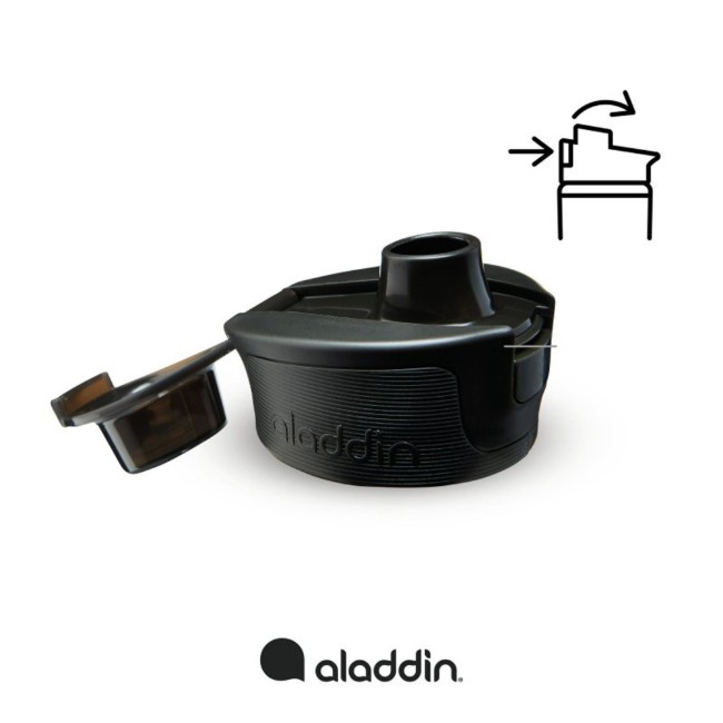 Пластмасова бутилка, 800мл, <<Stone Grey>>, "Sports Tracker" - Aladdin