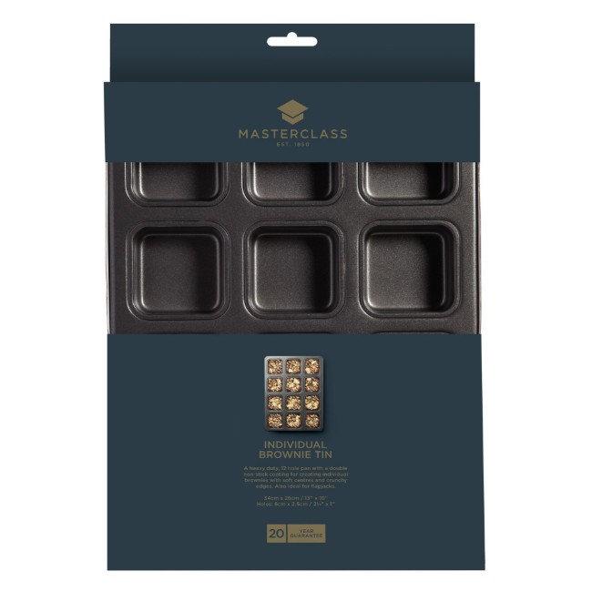 Тава за печене, 12 форми, 34 х 26 см, изработена от стомана, "MasterClass" - от Kitchen Craft