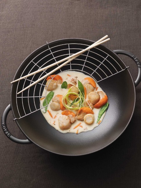 Wок тиган, чугун, 37см, Black - Staub